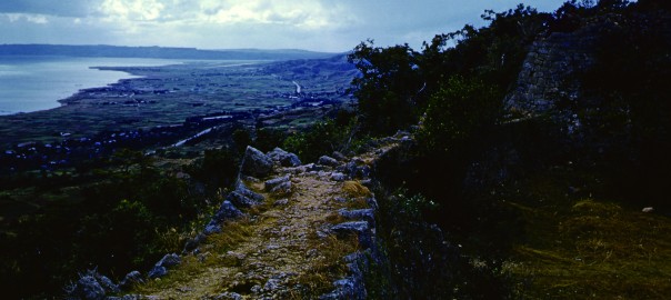 126 中城城跡　三の郭から見た風景