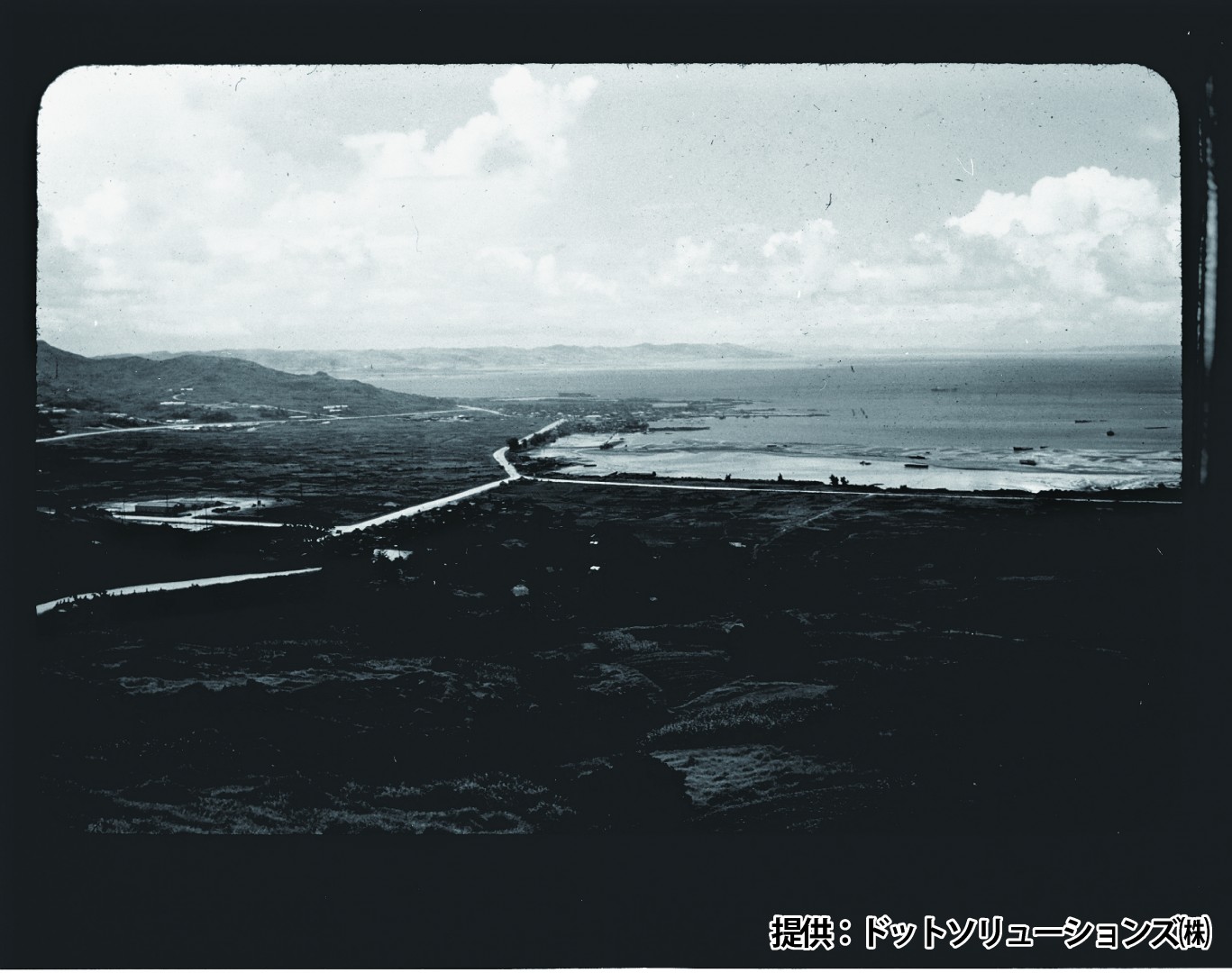 108 中城城跡より遠景　海岸風景