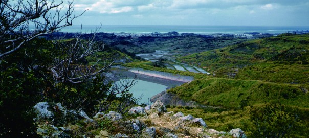 125 中城城跡　西の郭から見た風景