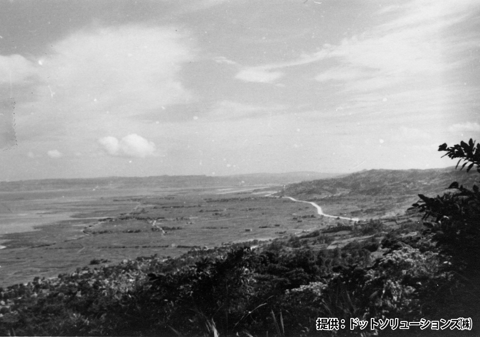 104 中城城跡から見た中城の遠望