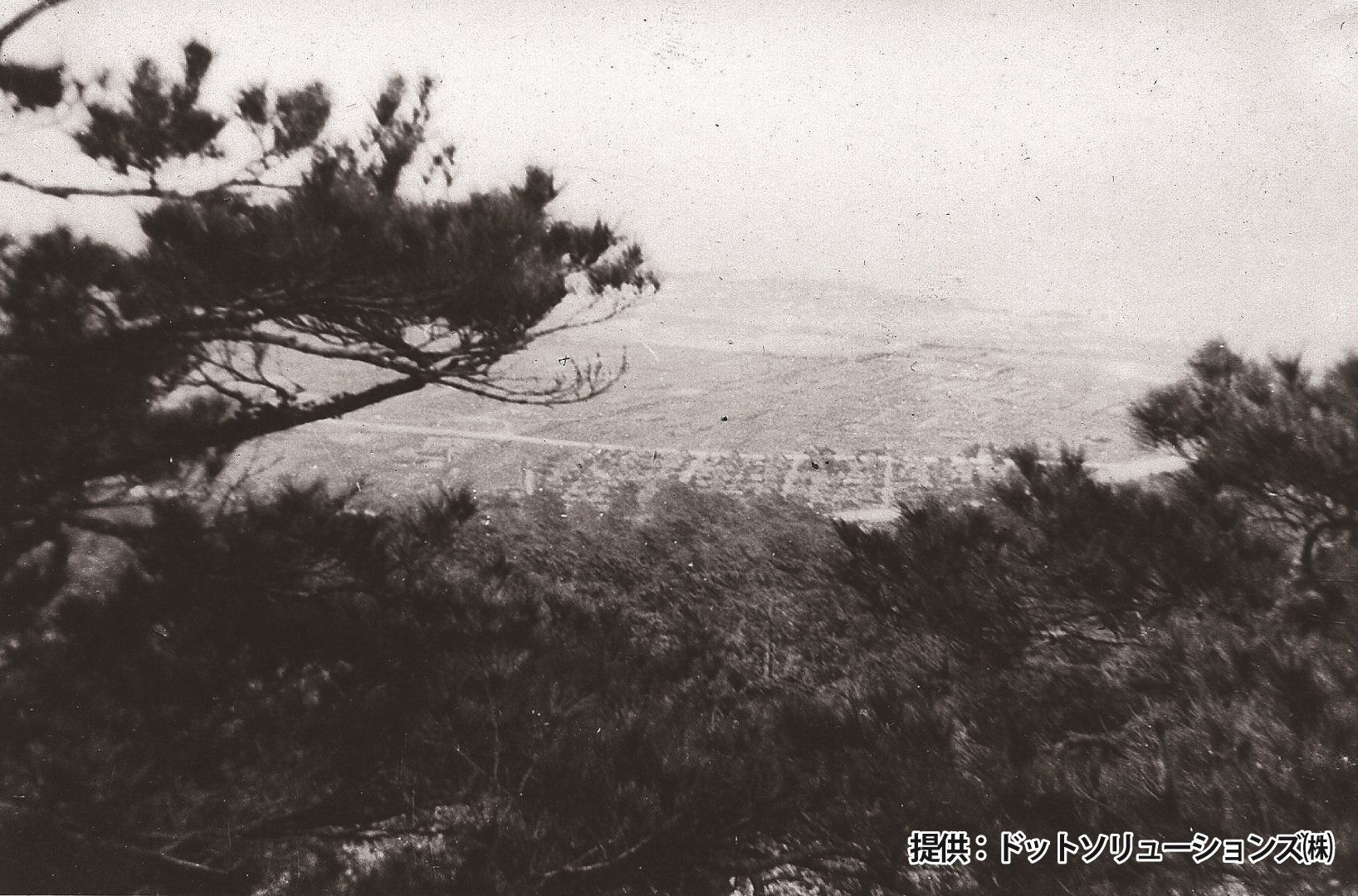 101 中城城跡から見た中城村