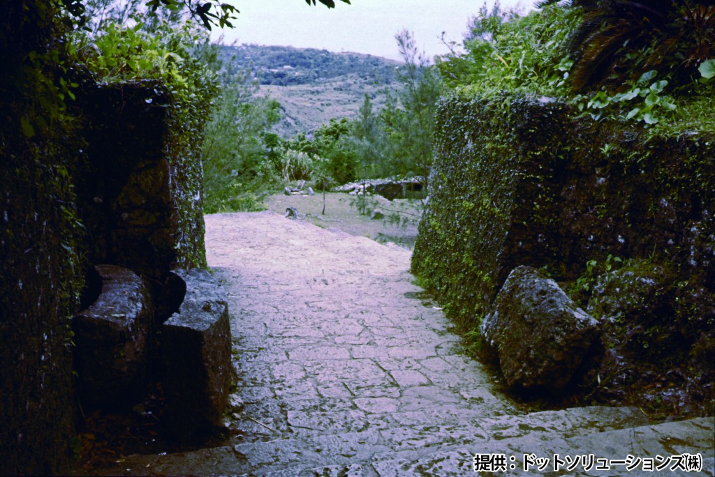 74 中城城跡　南の郭のアーチ門